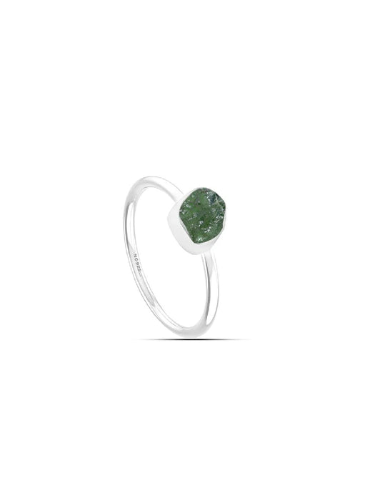 Moldavite Ring