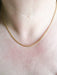 Gold Plated Cuban Chain Necklace | 16" 18" | Light Years Jewelry