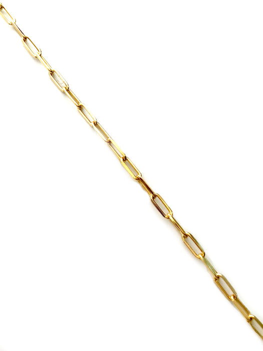 Paperclip Chain Link Bracelet | Gold Vermeil 7" 8" | Light Years Jewelry