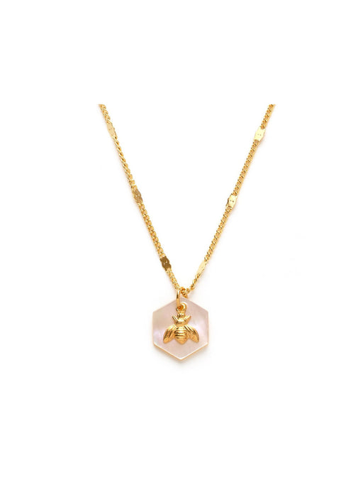 Sonoma Honeybee Necklace | Gold Plated Chain Pendant | Light Years