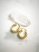 Vermeil Tube Hoops | 14kt Gold Vermeil Pincatch Earrings | Light Years