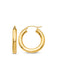 Vermeil Tube Hoops | 14kt Gold Vermeil Pincatch Earrings | Light Years