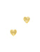 Linear Burst Heart Posts | Gold Plated Studs Earrings | Light Years