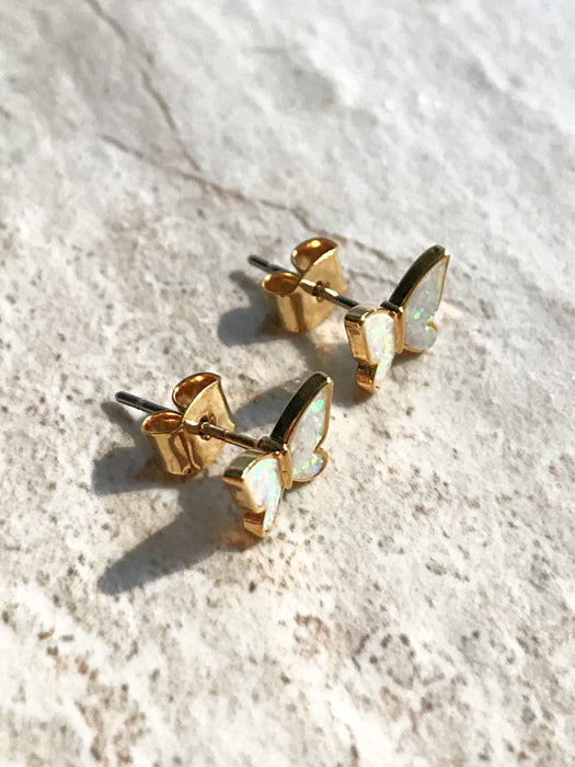 Gold Plated Butterfly Earring Backs