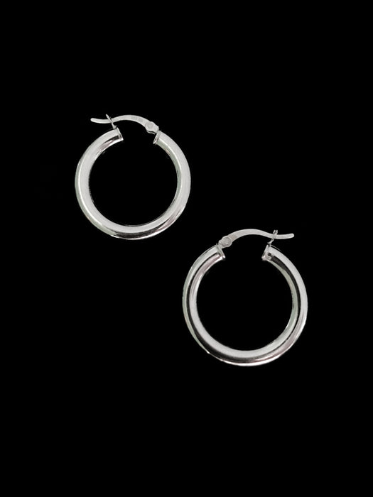 Two Row Classic Diamond Hoop Earrings - Gregory Jewellers