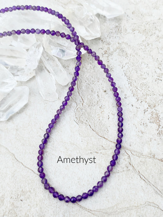 Emerald Ruby And Multi Sapphire Gemstone Beads Necklace | My Earth Stone