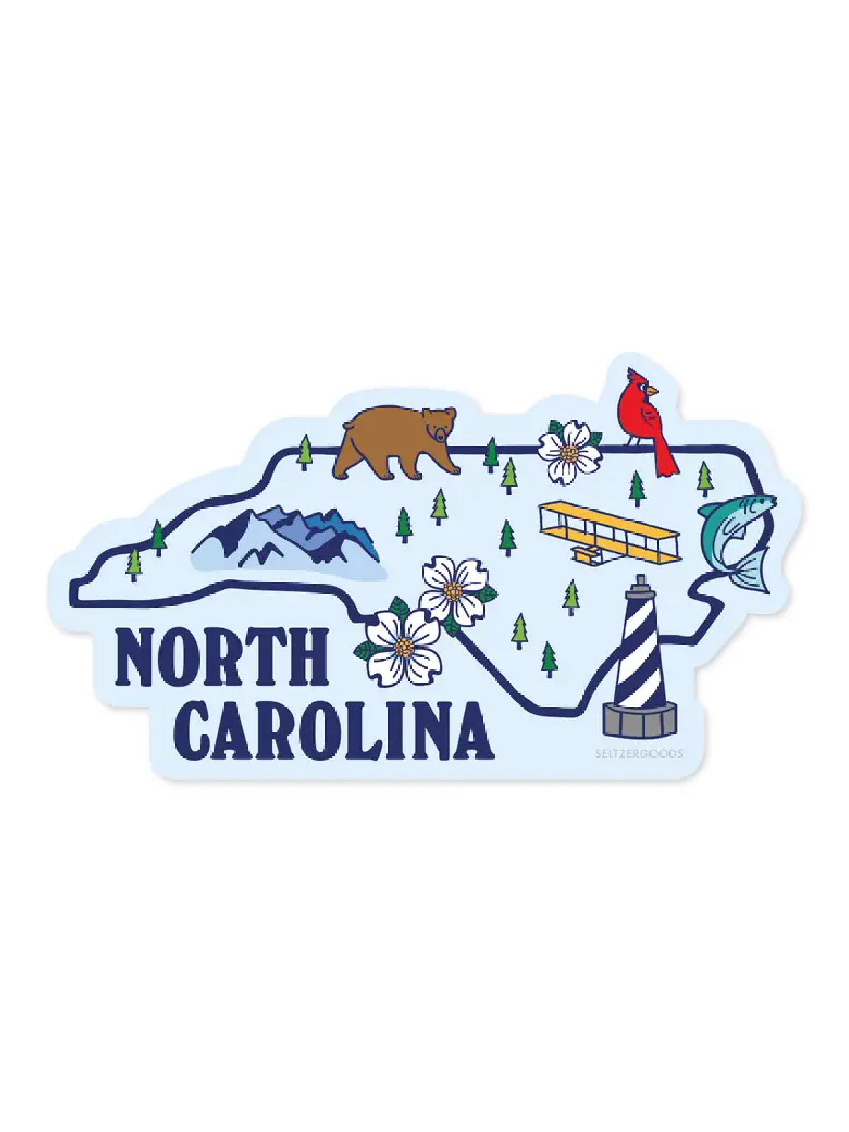 Carolina Fishing Stickers for Sale